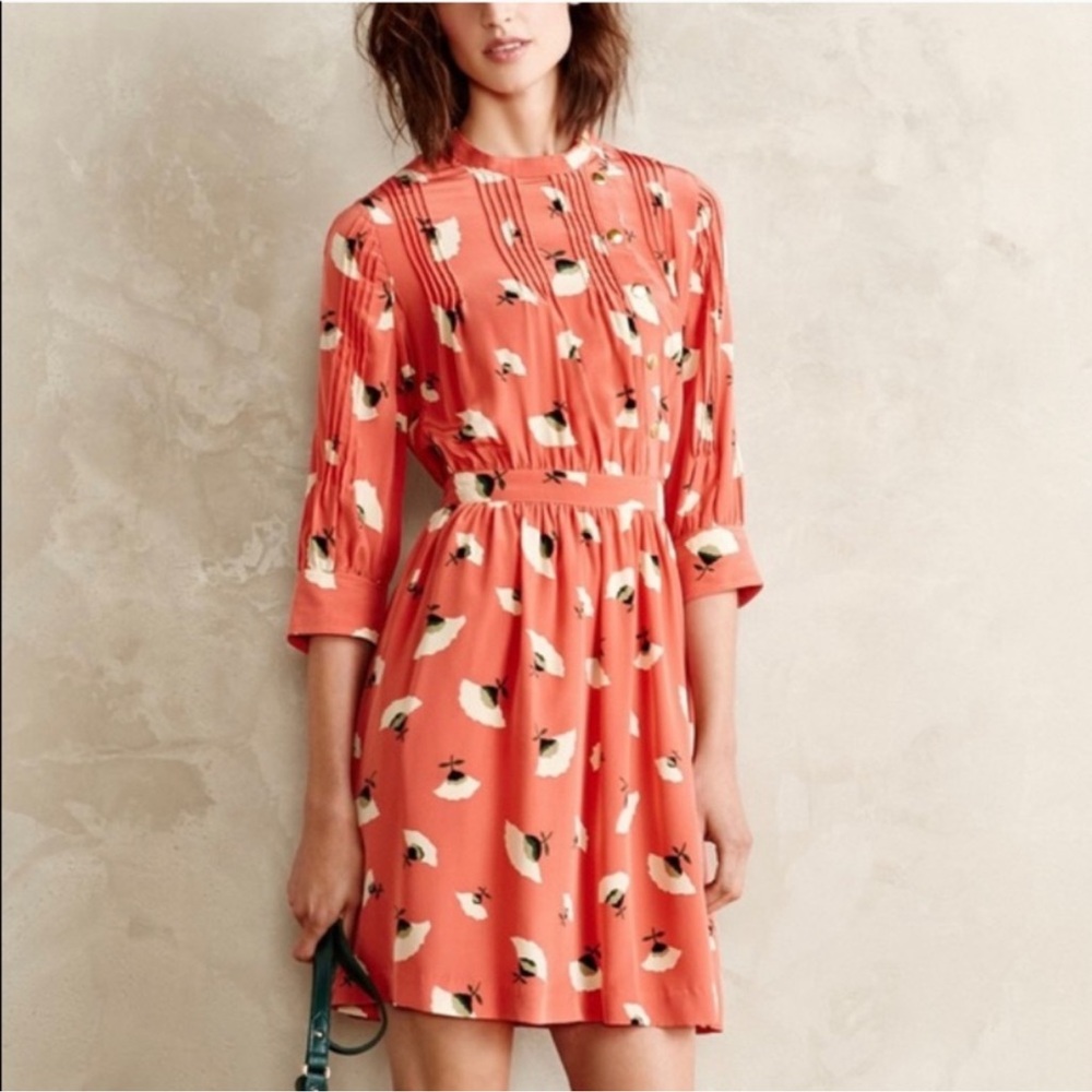 Anthropologie Lauren Moffatt Poppy Field Dress size 2